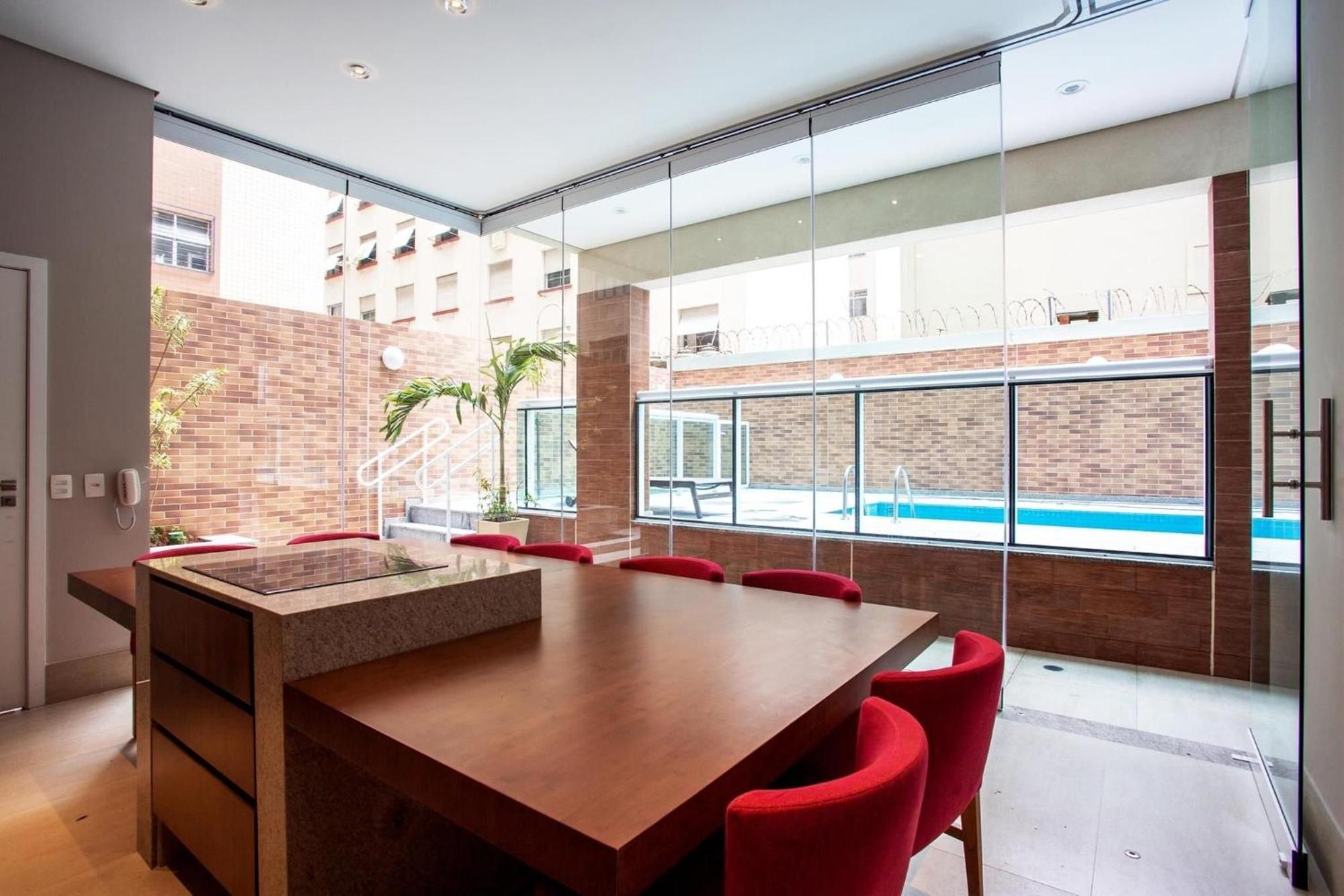 Estanconfor Vista Mar Comgaragem Arrumacao Diaria, Ar Cond. E Cozinha Apartamento Santos (Sao Paulo)