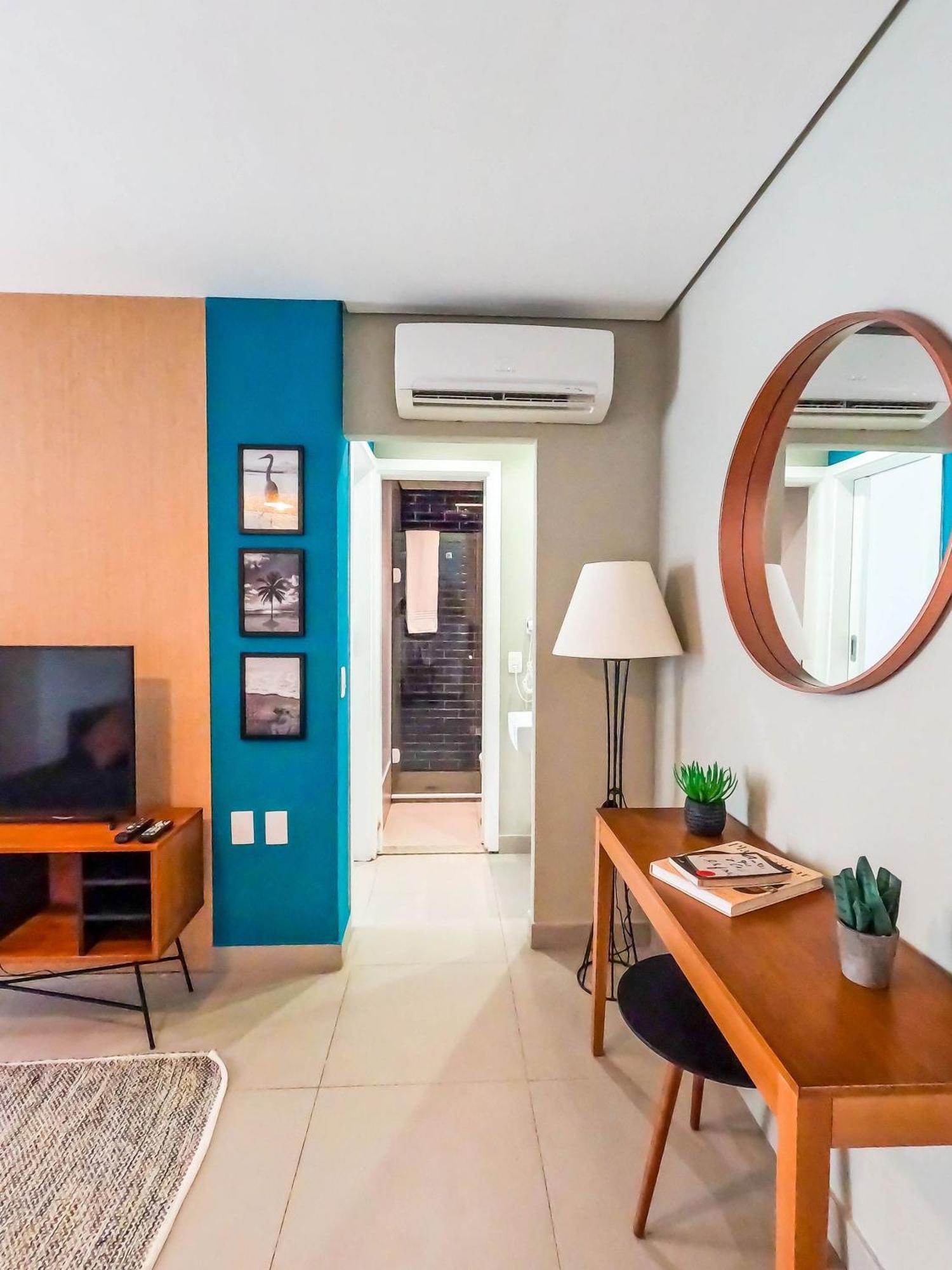 Apartamento Estanconfor Vista Mar Comgaragem Arrumacao Diaria, Ar Cond. E Cozinha Santos (Sao Paulo)