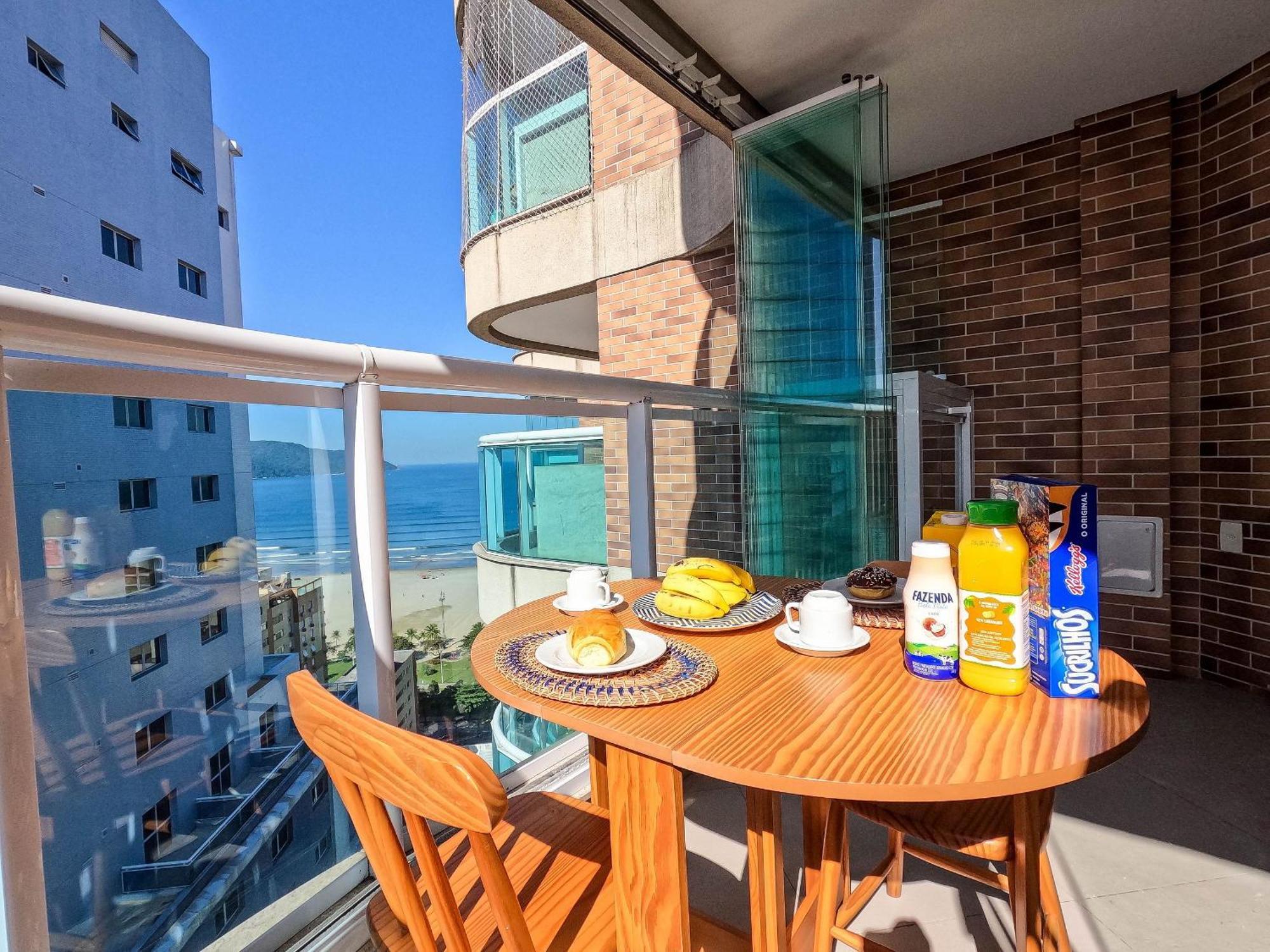 Estanconfor Vista Mar Comgaragem Arrumacao Diaria, Ar Cond. E Cozinha *
