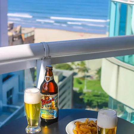 Estanconfor Vista Mar Comgaragem Arrumacao Diaria, Ar Cond. E Cozinha Santos  Exterior foto