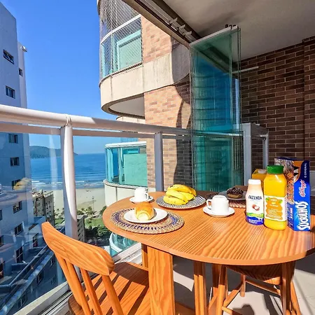 Estanconfor Vista Mar Comgaragem Arrumacao Diaria, Ar Cond. E Cozinha Santos  Exterior foto